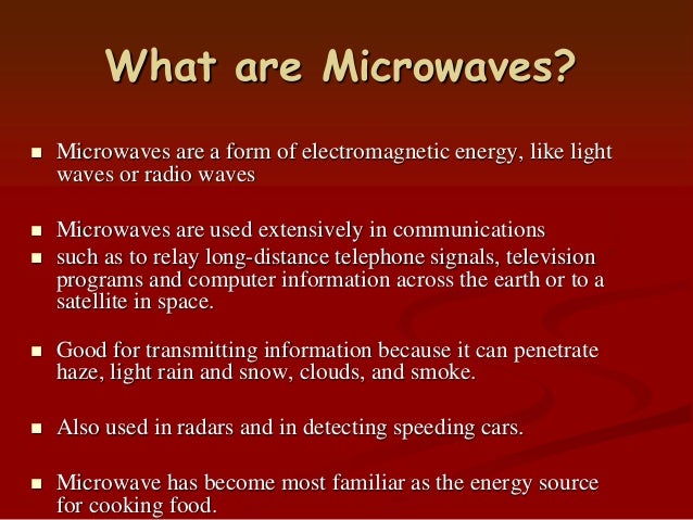 Microwave oven.