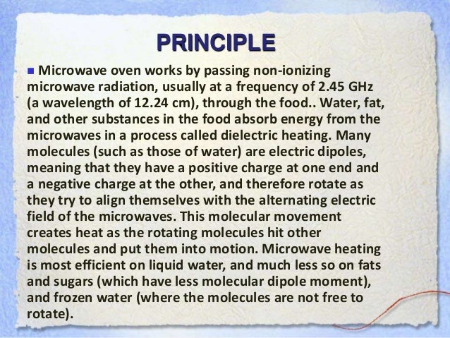 microwave presentation how a microwave oven works