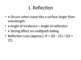 Microwave_Propagation_Exam_Level_Reflection • Refraction • Diffraction ...