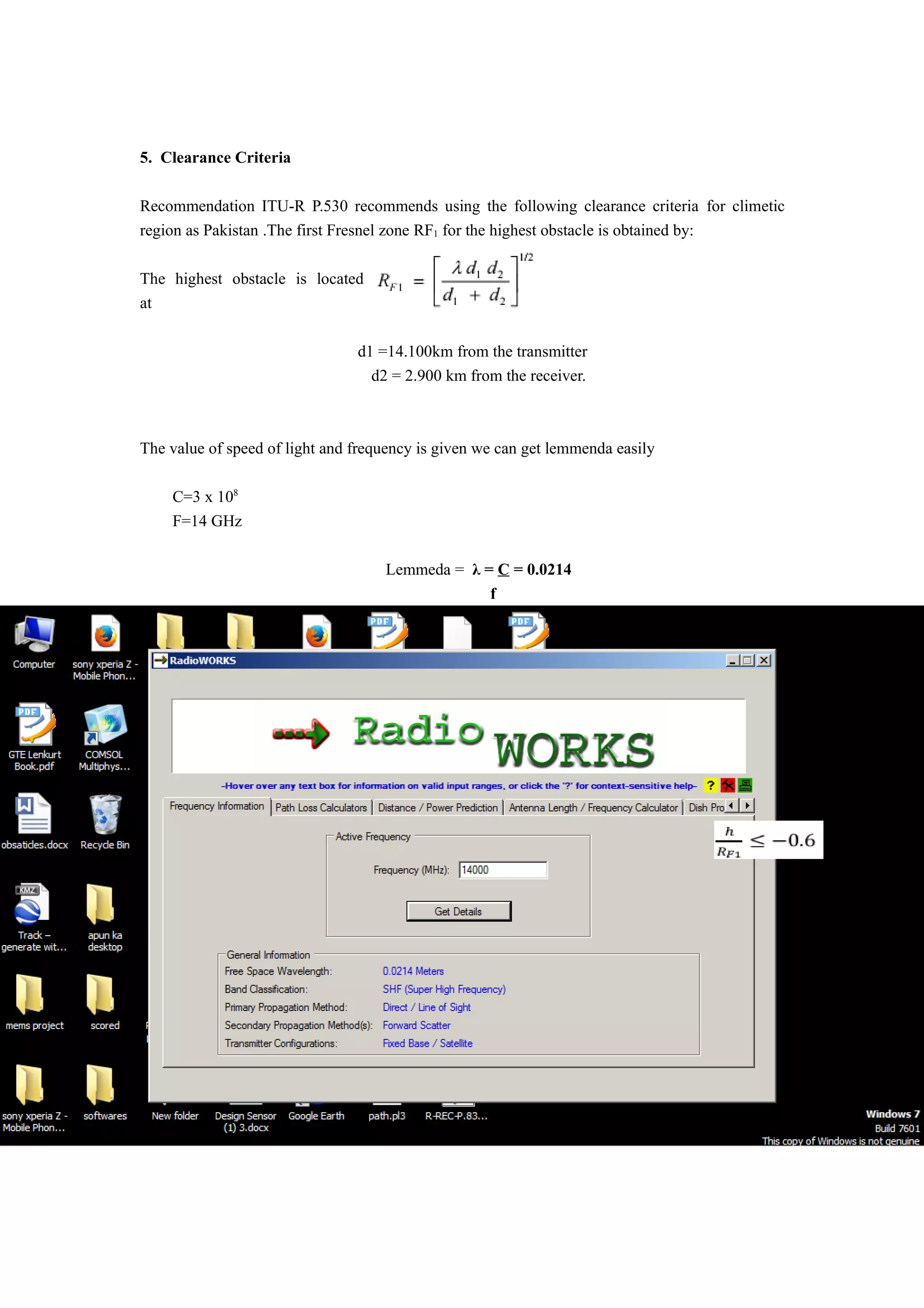 Microwave radio link design | DOC