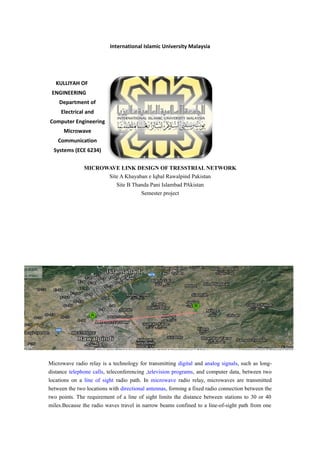 Microwave radio link design | DOC