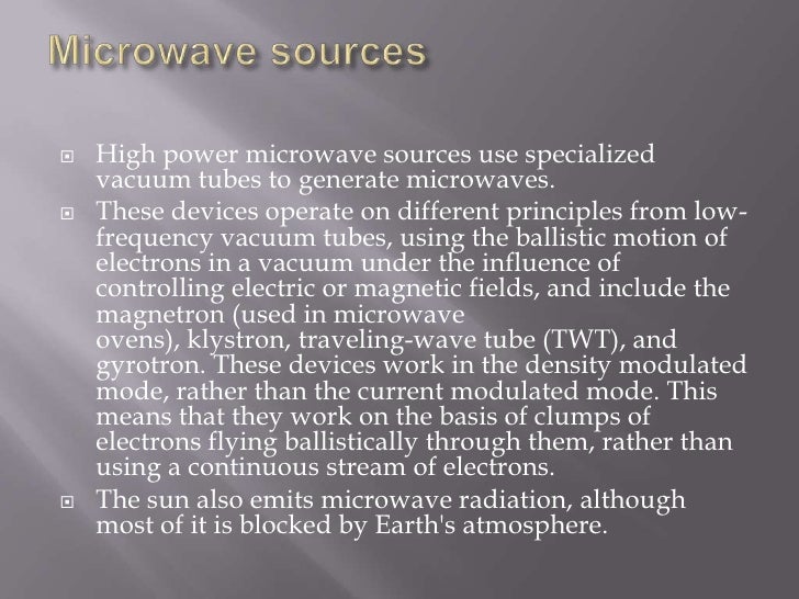 Microwaves