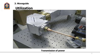 Utilization
Transmission of power
3. Waveguide
JIT 17
 
