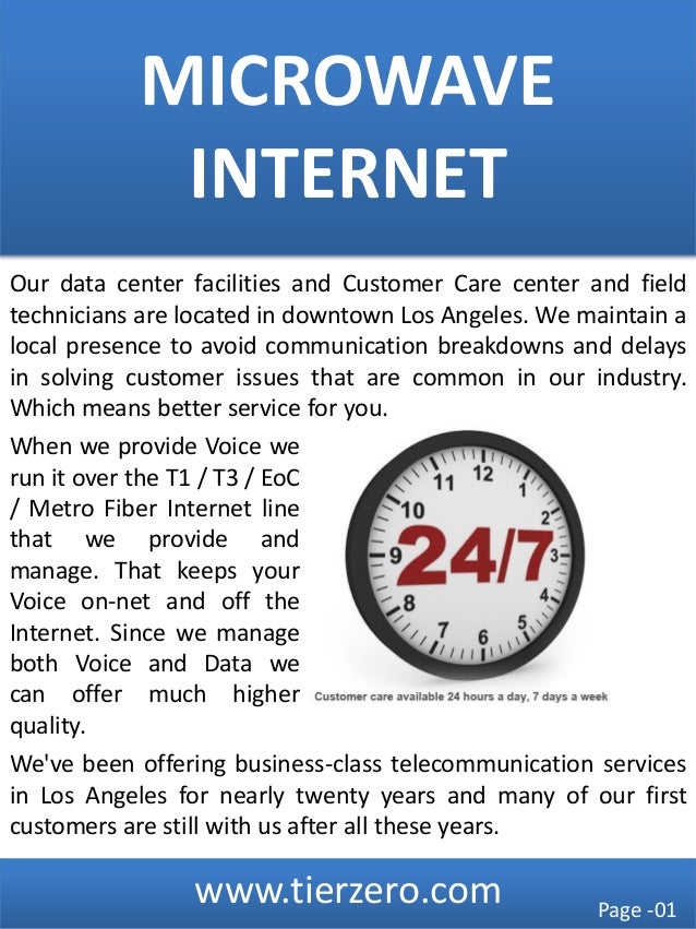Microwave wireless connection