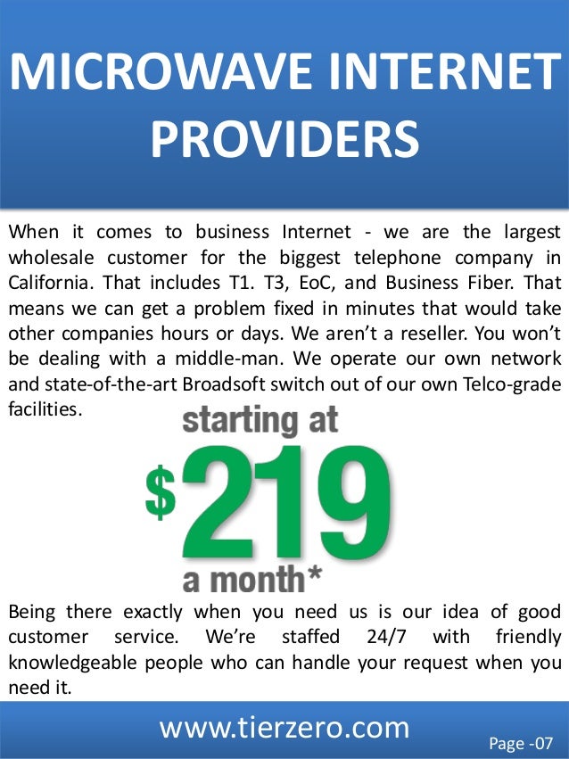Microwave wireless connection