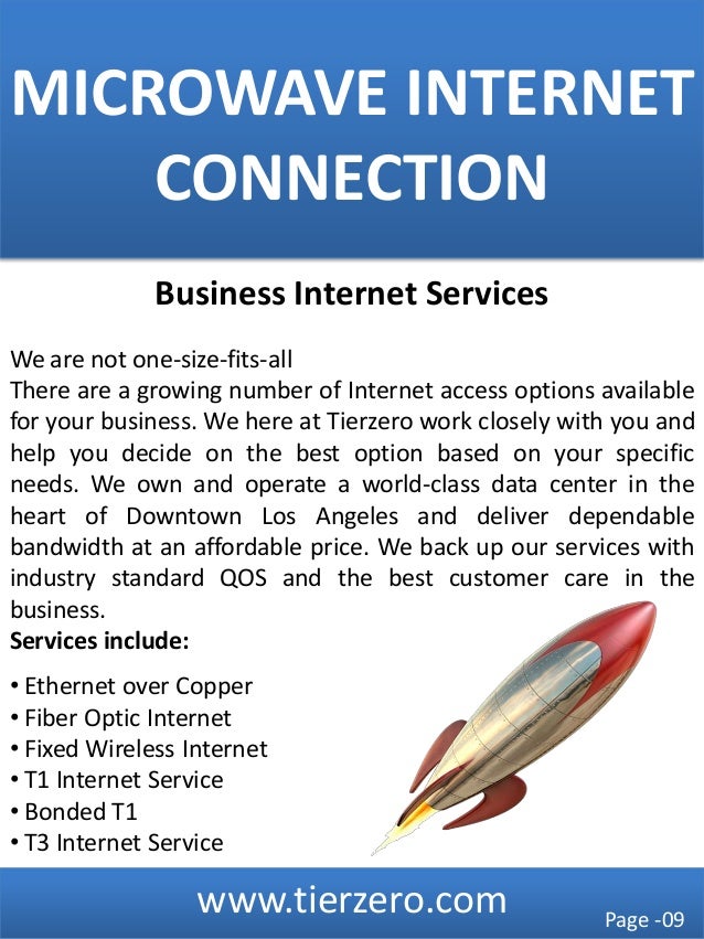 Microwave wireless connection
