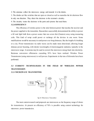 Microwave wireless power transmission | DOCX