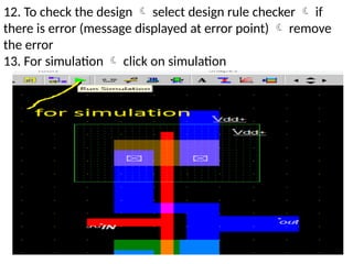 Comprehensive MICROWIND Manual for CMOS Circuit Design and Simulation ...