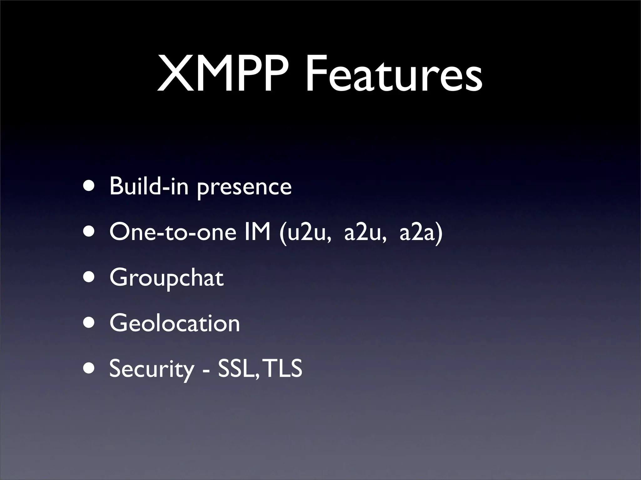 Microblogging via XMPP