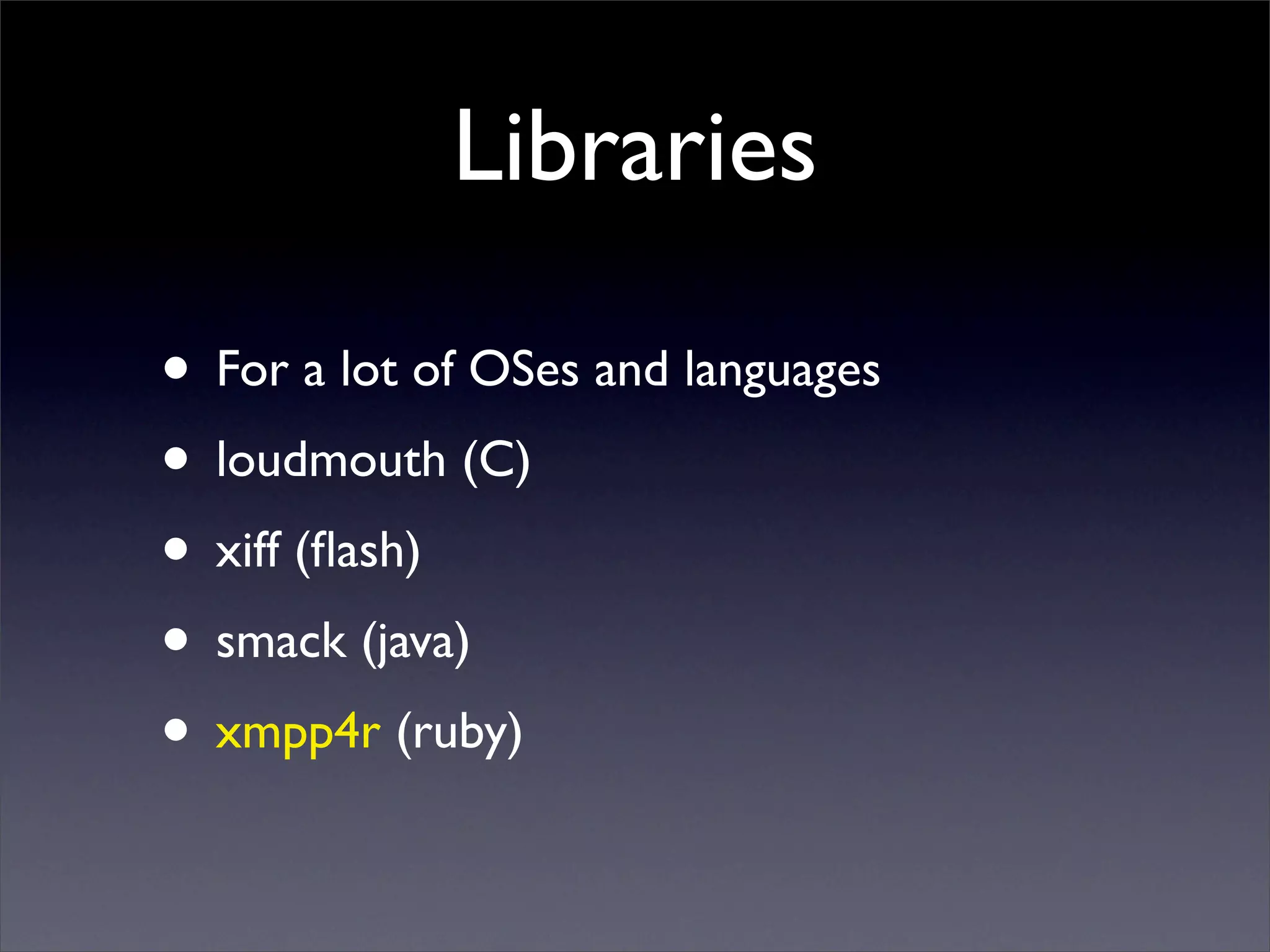 Microblogging via XMPP