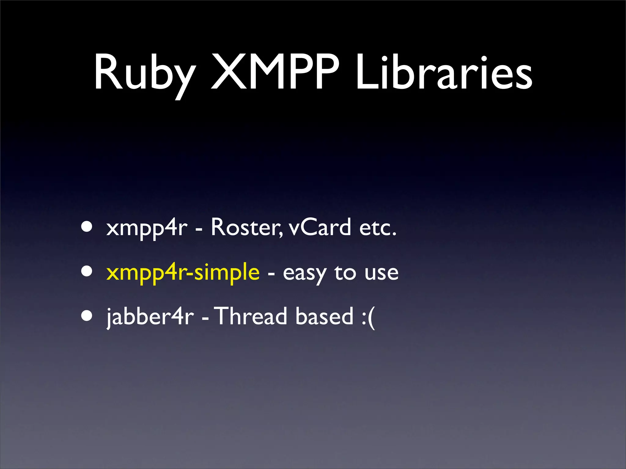 Microblogging via XMPP