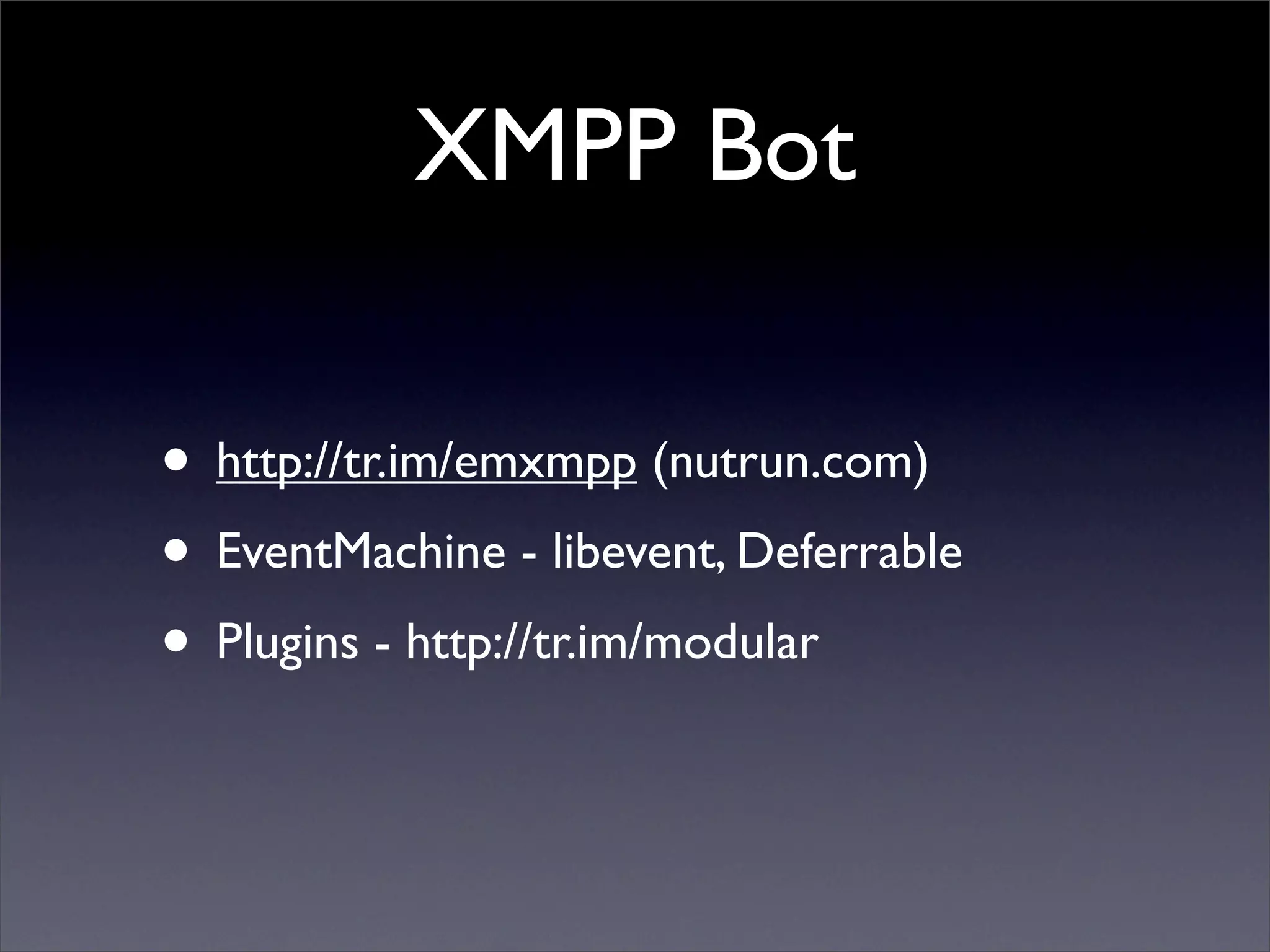 Microblogging via XMPP