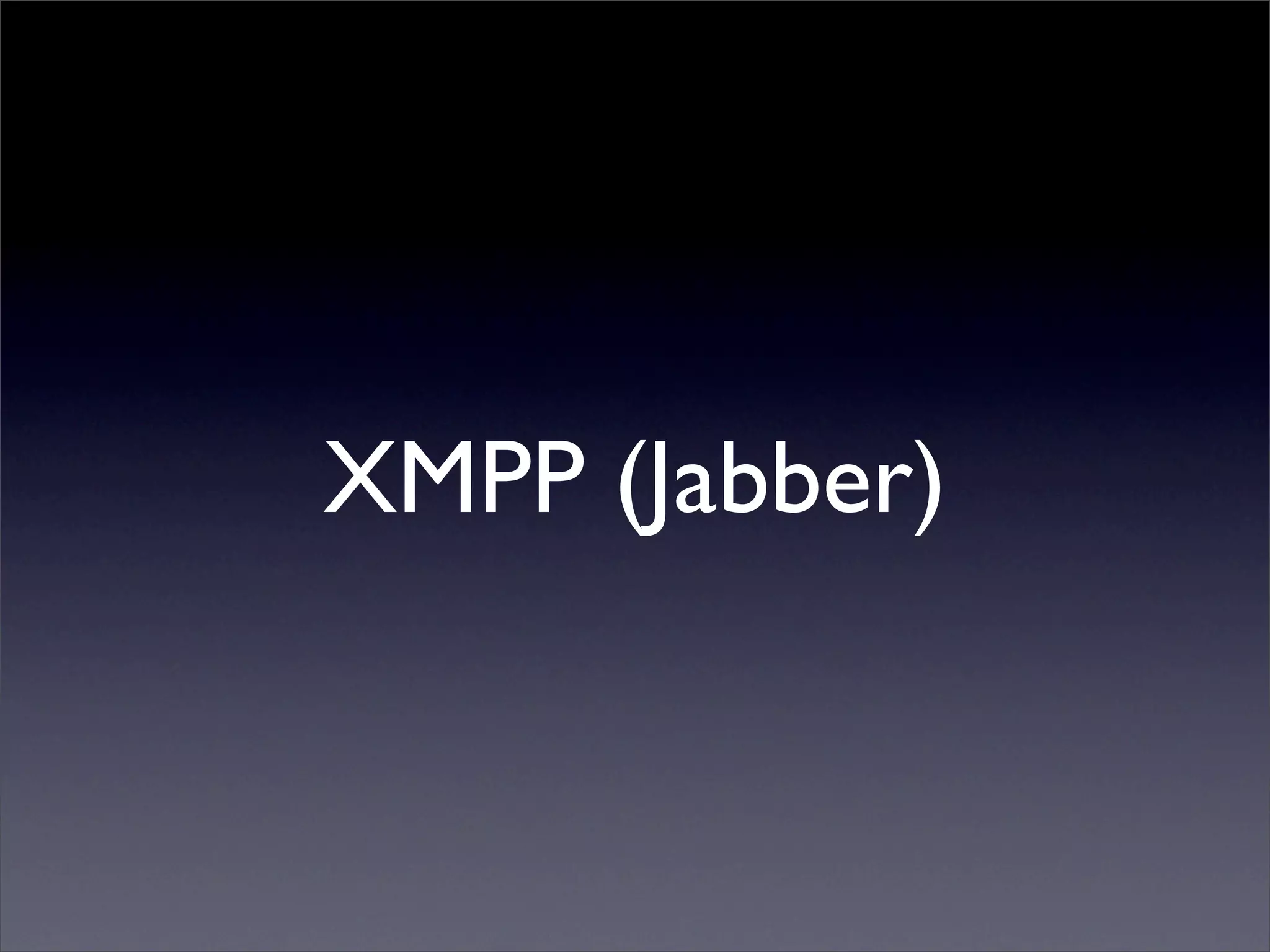 Microblogging via XMPP