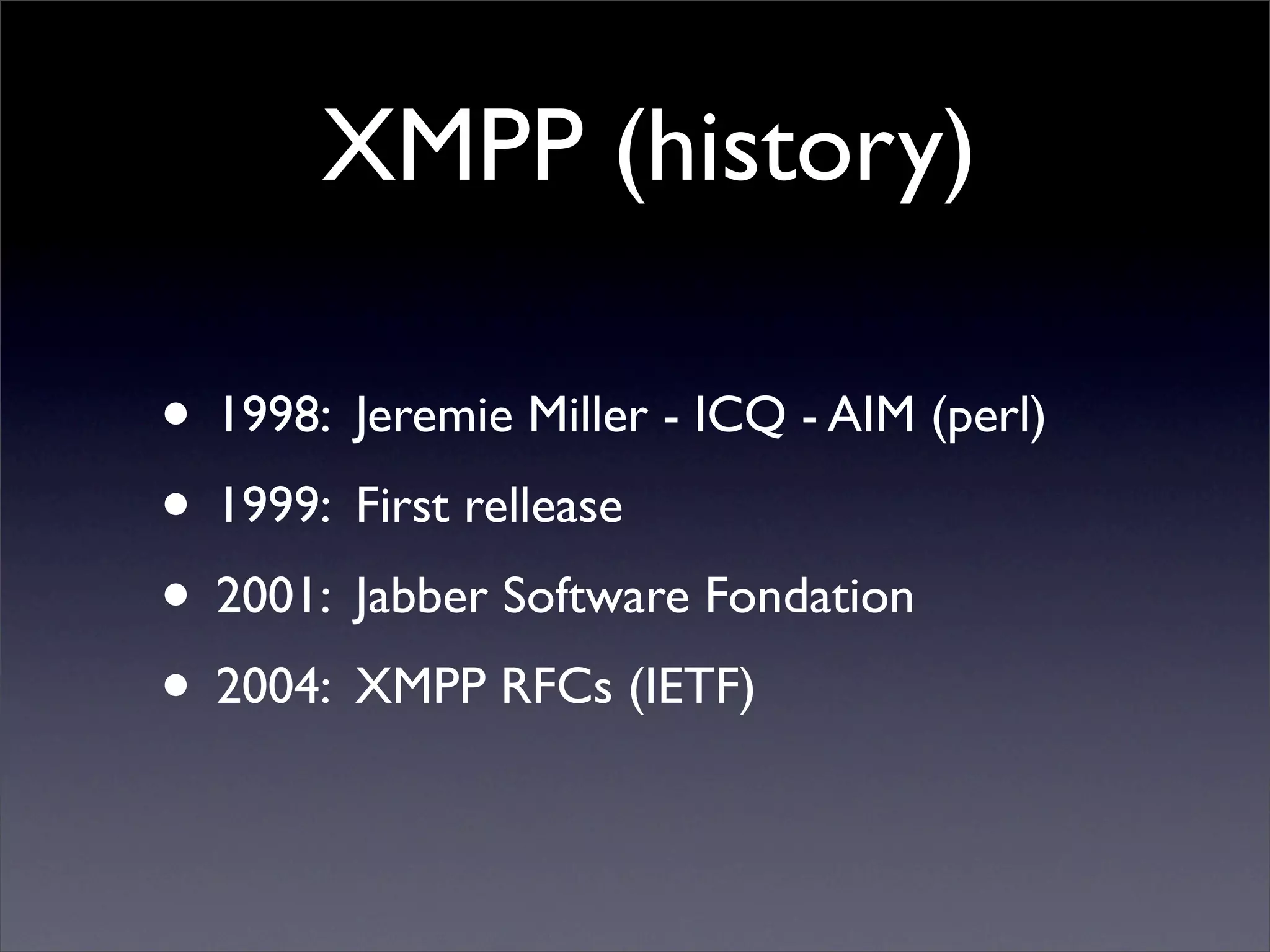 Microblogging via XMPP