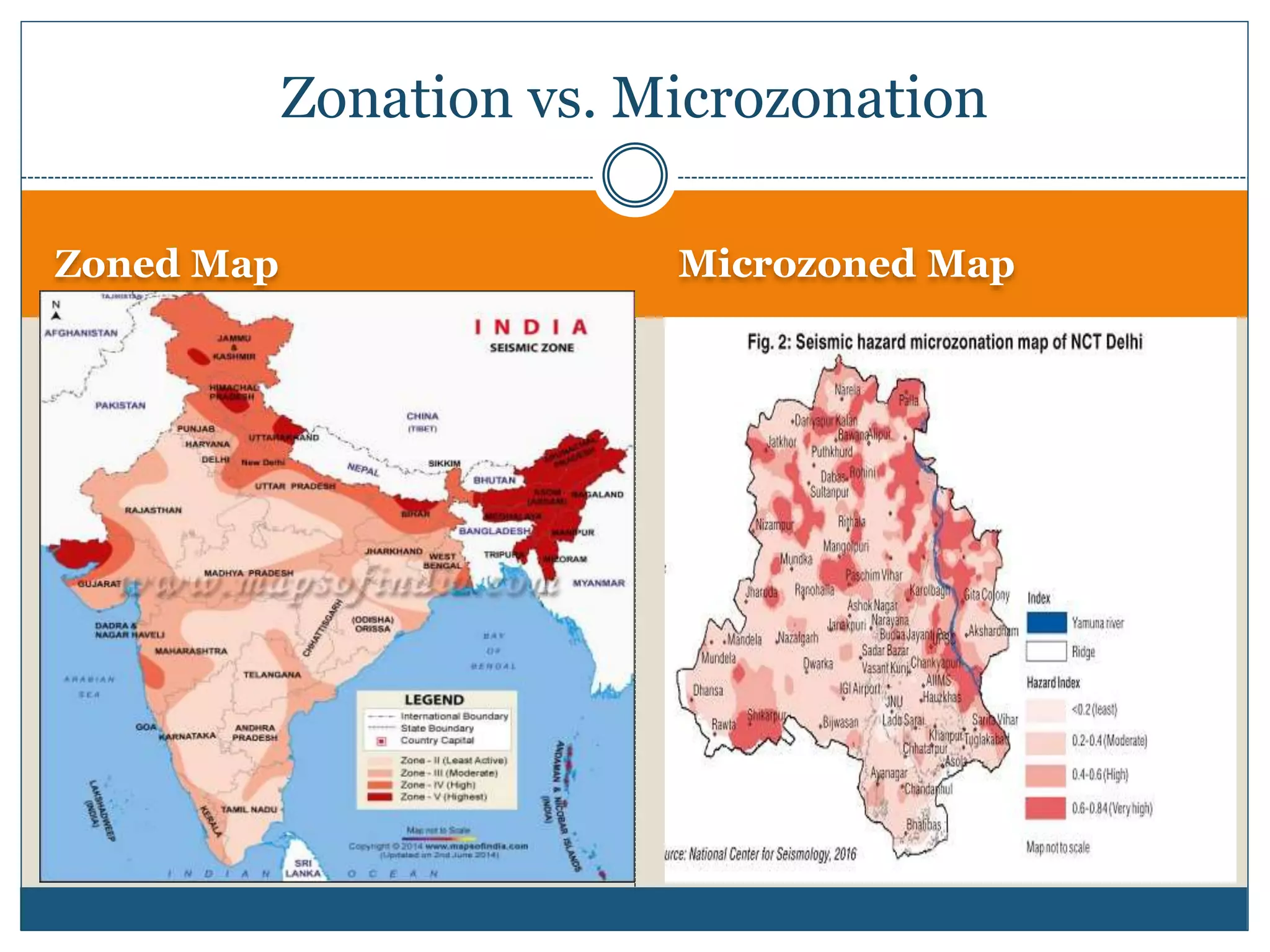 Microzone Microzonation of seismic hazards and their application | PPTX