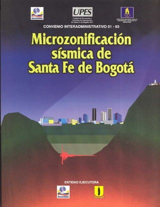 Microzonificacion de bogota_1993 Colombia