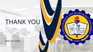 THANK YOU
END OF SLIDE
 