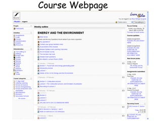 Course Webpage 