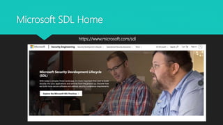 Microsoft Security Development Lifecycle | PPTX