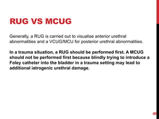 Micturating Cystourethrography and RGU.pptx