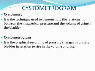Cystometry System micturation2020.pptx