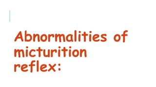 Micturation reflex | PPTX