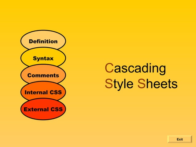 Cascading Style Sheets | PPT