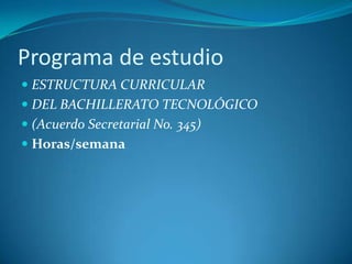 Acuerdo Secretarial No. 345 