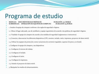 Elaboración de documentos electrónicos