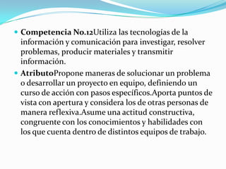 ISBN: (En trámite ).Programa de estudioDIRECTORIO 