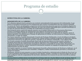 DEL BACHILLERATO TECNOLÓGICO