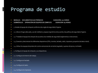 Elaboración de documentos electrónicos