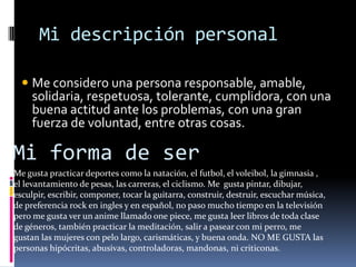 Horas  a la semana de la materia : 4