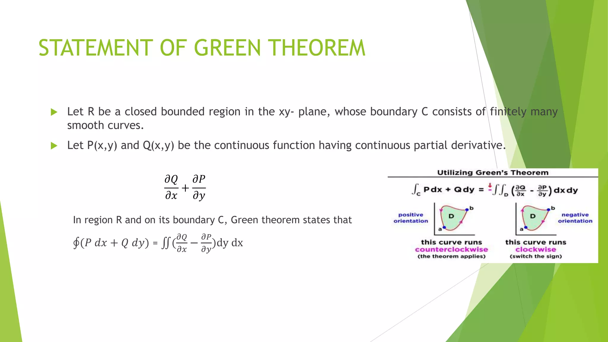 Green Theorem | PPTX