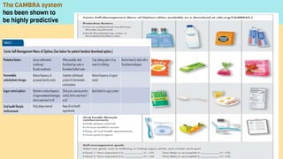 The CAMBRA system
has been shown to
be highly predictive
 