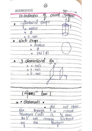 Mid term handwritten physics notes by Naeem Khan | PDF