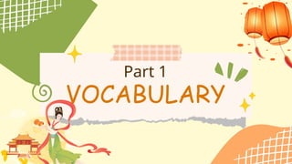games and voacbulary for Mid Autumn festival ppt | PPTX