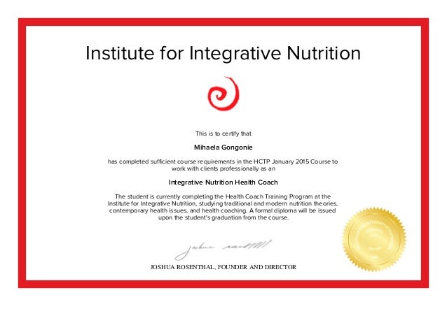 Nutrition Certification Accreditation Institute For