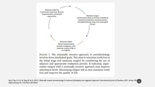 Minimally Invasive Dentistry: Advanced Approaches to Periodontal ...