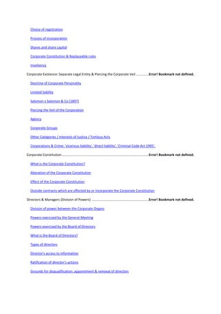 Mid semester exam notes