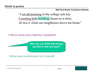 Mid Term Break Word Mid Term Break | PPT