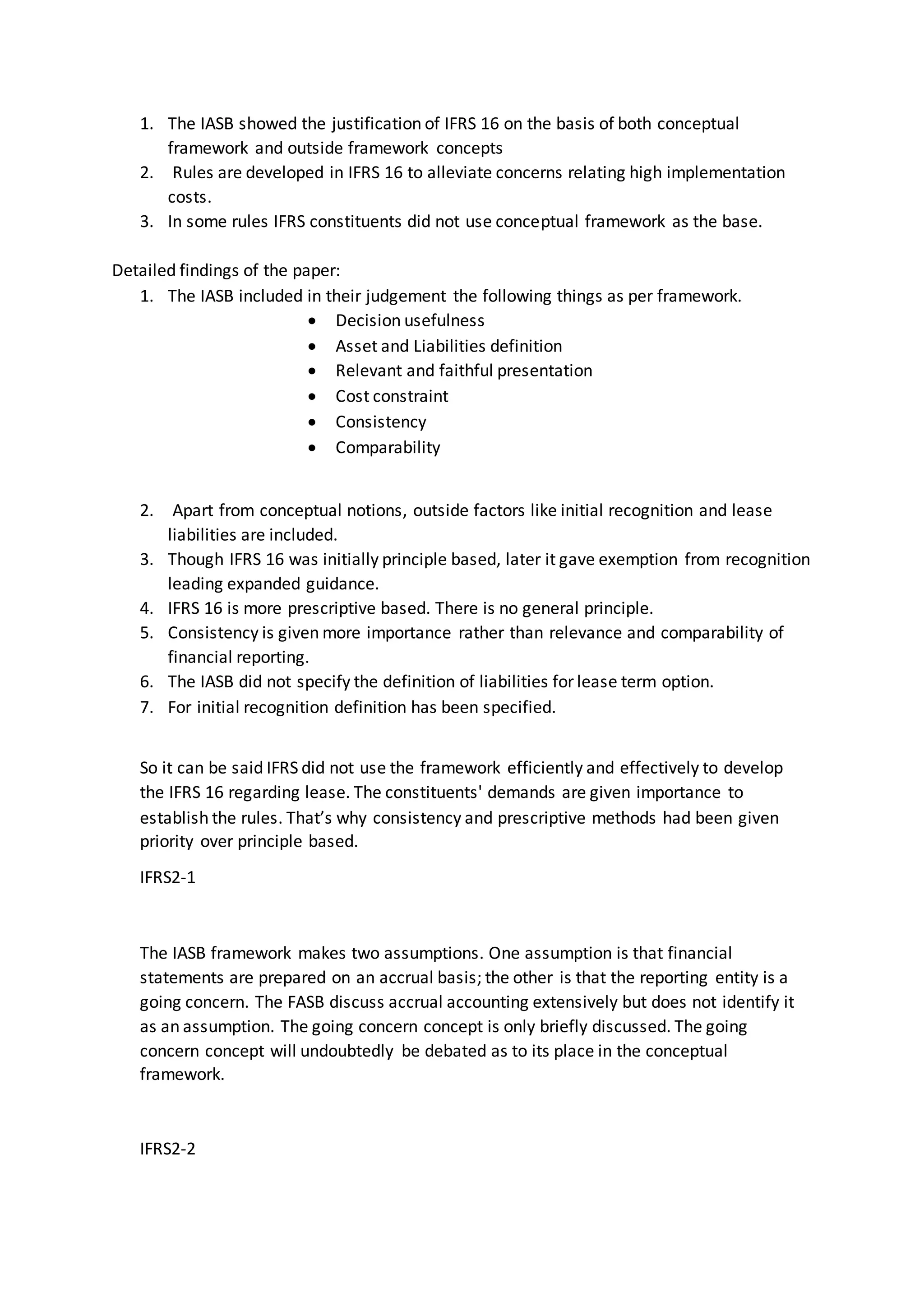 CHAPTER 1: IAS, IAS STANDARD, IAS ADAPTION, CONCEPTUAL FRAMEWORK AND CHAPTER 2: CURRENT LIABILITY, PROVISIONS