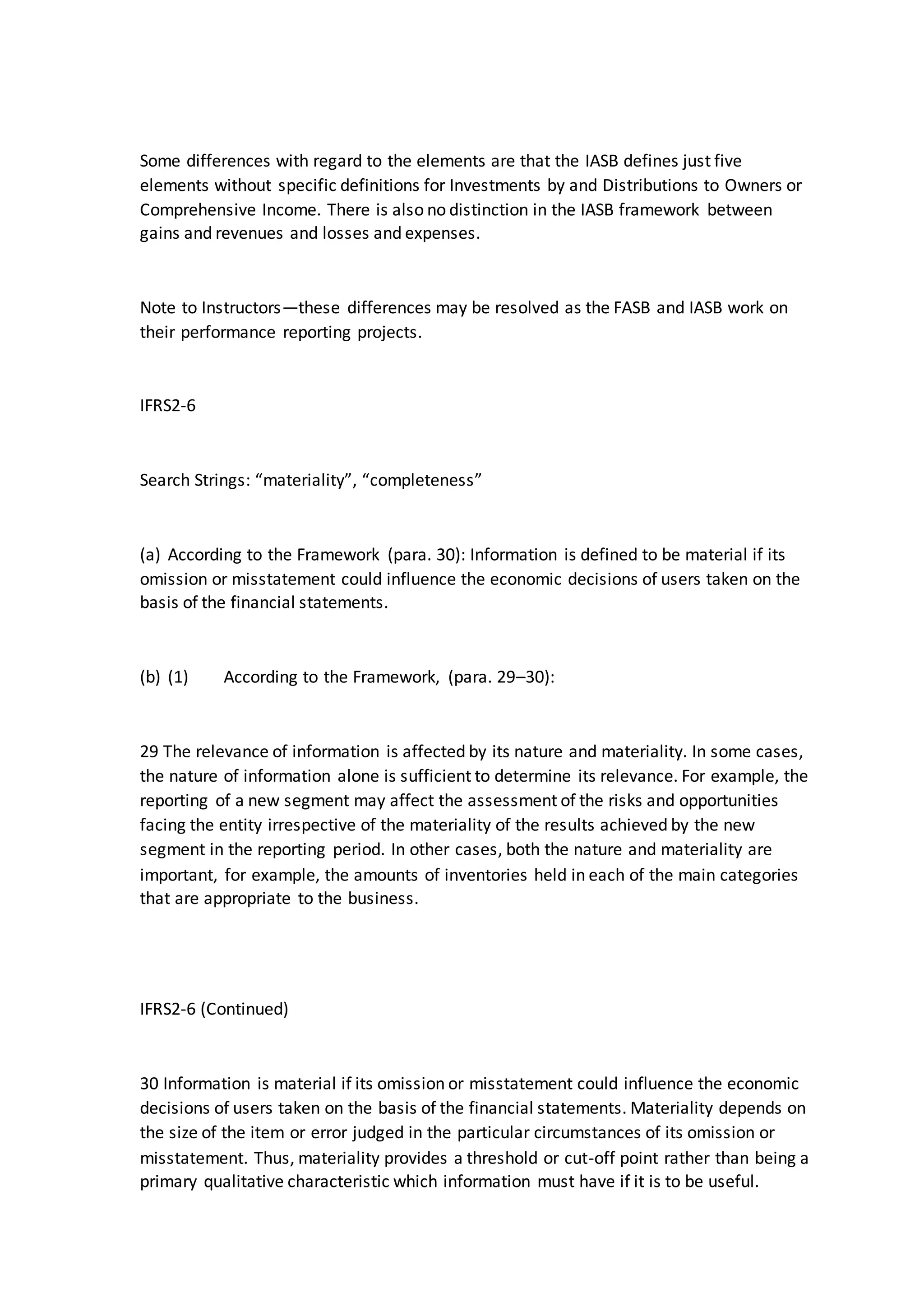 CHAPTER 1: IAS, IAS STANDARD, IAS ADAPTION, CONCEPTUAL FRAMEWORK AND CHAPTER 2: CURRENT LIABILITY, PROVISIONS