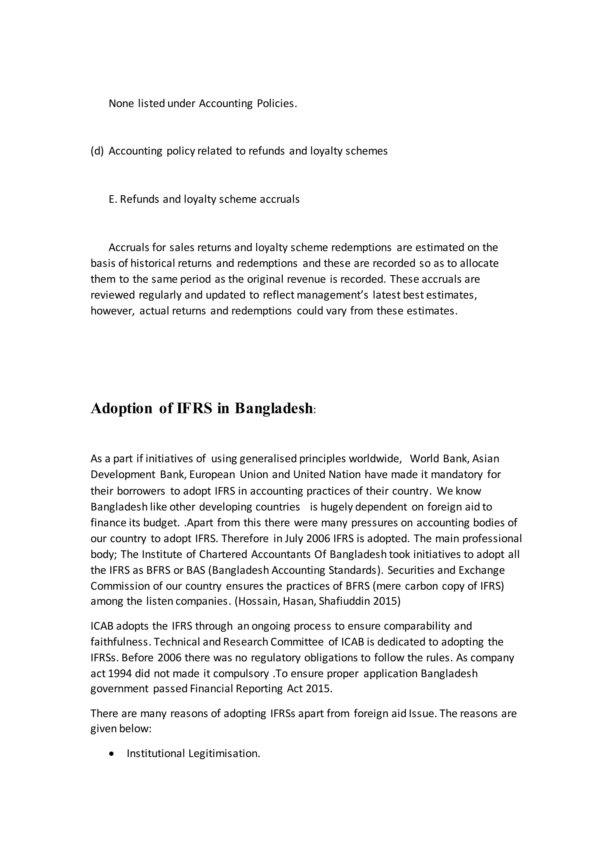 CHAPTER 1: IAS, IAS STANDARD, IAS ADAPTION, CONCEPTUAL FRAMEWORK AND CHAPTER 2: CURRENT LIABILITY, PROVISIONS