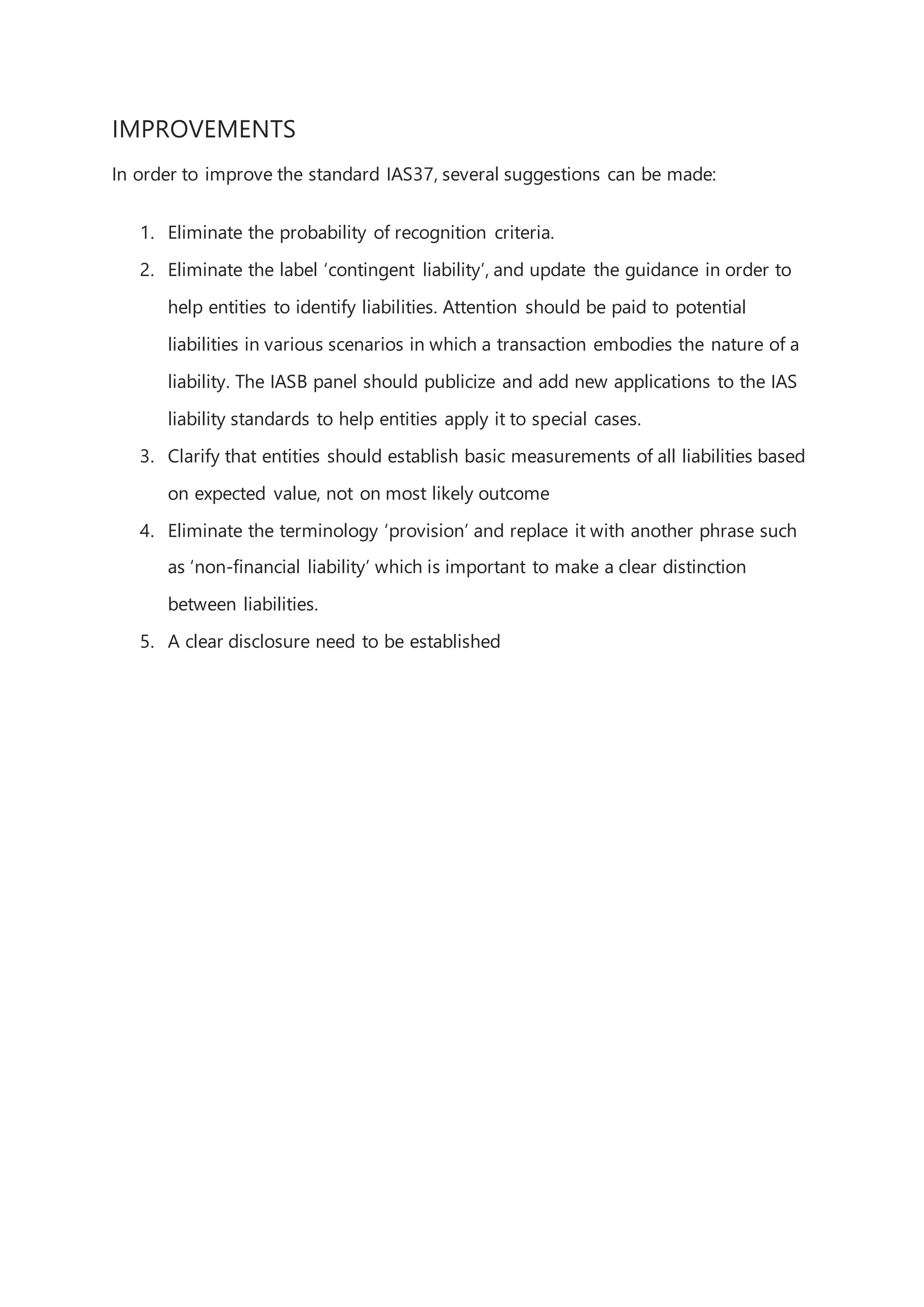 CHAPTER 1: IAS, IAS STANDARD, IAS ADAPTION, CONCEPTUAL FRAMEWORK AND CHAPTER 2: CURRENT LIABILITY, PROVISIONS