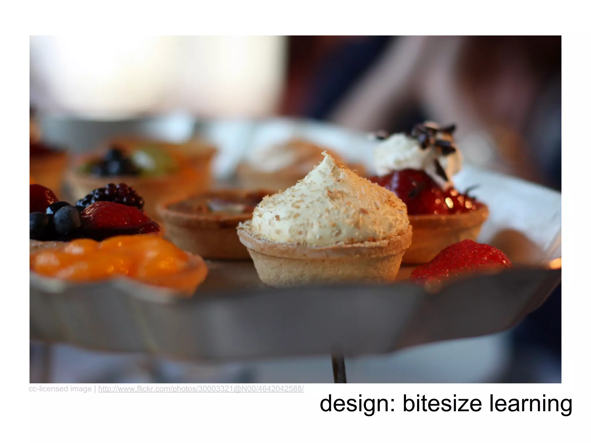 cc-licensed image | http://www.flickr.com/photos/30003321@N00/4642042588/

                                                                            design: bitesize learning
 