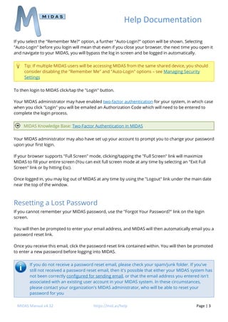 MIDAS - Room Booking & Resource Scheduling Software - User Manual v4.32