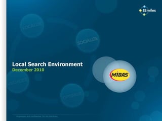 Local Search Environment December 2010 