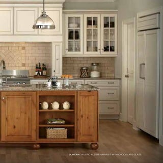 duncan rustic alder harvest with chocolate glaze
 