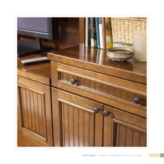 eastlake cherry fireside with black glaze
 